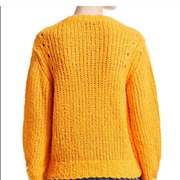 Rag & Bone Gold Arizona Merino Wool Knit Sweater - Picture 2 of 7